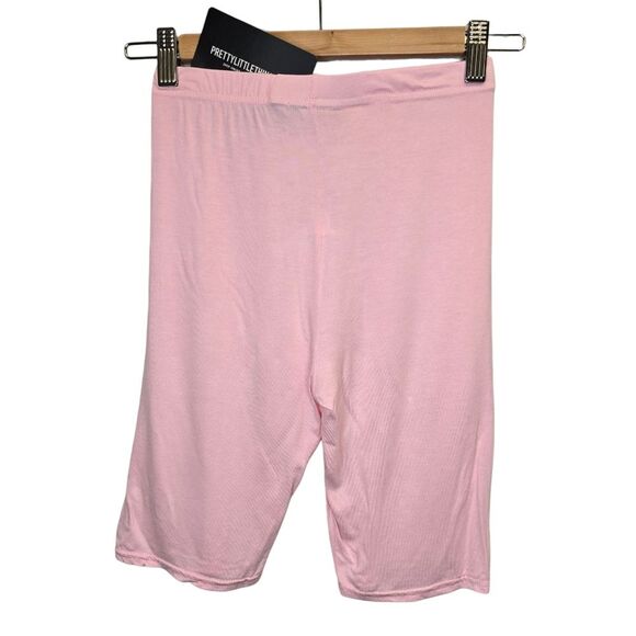 PrettyLittleThing Women's US 4 Basic Dusty Rose Cycle Pink Shorts - Picture 5 of 12